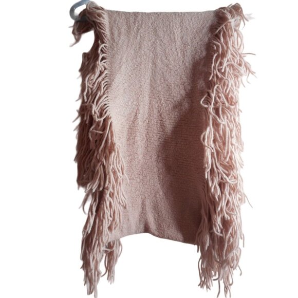 Unknown Accessories - Pink Fringe Infinity Scarf 9.5 x 35 inches